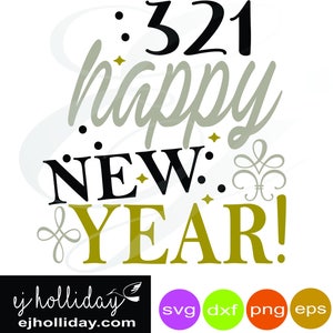 321 Happy New Year - Etsy