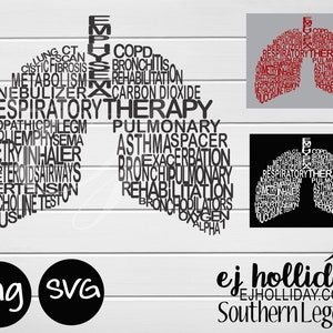 Respiratory Therapy Lungs eps svg dxf png jpg jpeg Digital Cutting Design- Instant Download Vector File Graphic Design