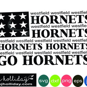 westfield hornets 19 svg eps dxf png jpeg Digital Cutting Design Instant Download Vector File Graphic Design