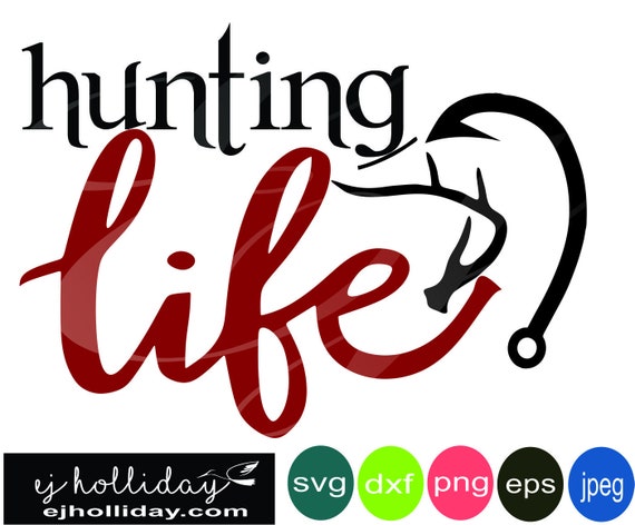 Download Hunting Life Duck Deer Eps Svg Dxf Png Jpg Jpeg Digital Etsy