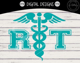 Respiratory Therapist Svg | RT png |  Medical | Er |Nicu | Digital Cutting Design- Instant Download Teal