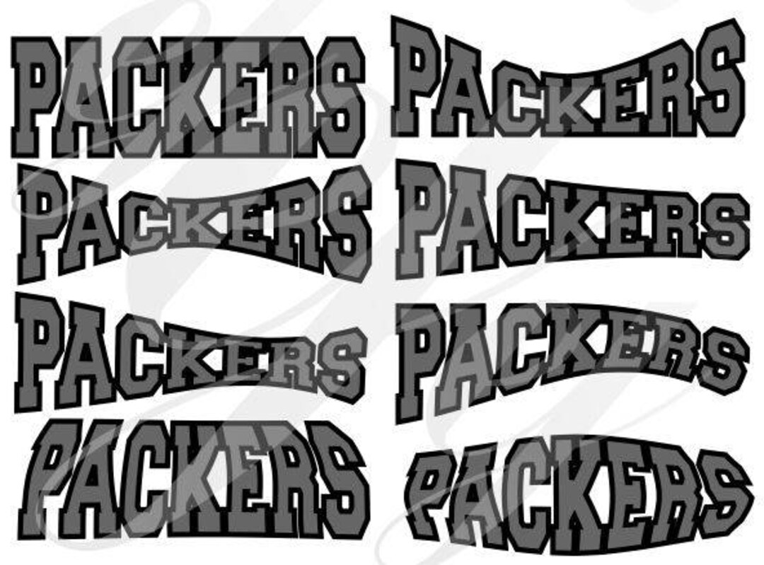 Colquitt County High School Packers Curved Layouts SVG EPS DXF Digital ...