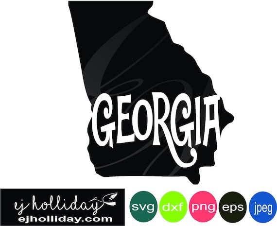 Download State Of Georgia Svg Eps Png Dxf Jpeg Jpg Digital Cutting Design Vector Image Graphic Art