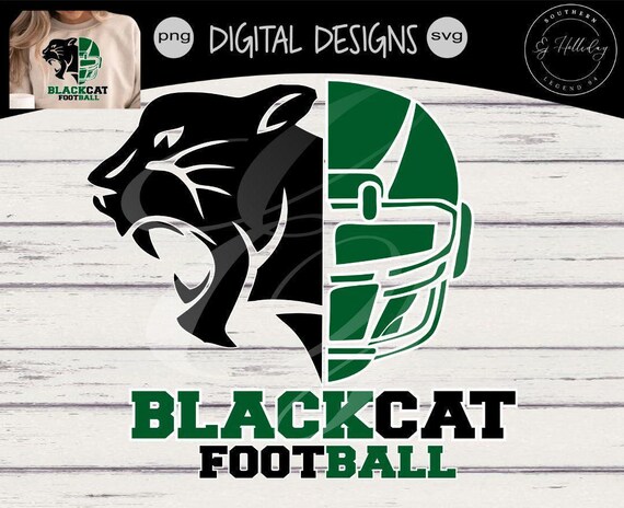 black cat football helmet Tiger-Cats Mini - Tiger-Cats the S2BD Choose your player… 🏈😸🖤 Who