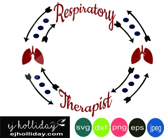 Respiratory Therapist Frame Eps Svg Dxf Png Jpg Jpeg Digital Etsy