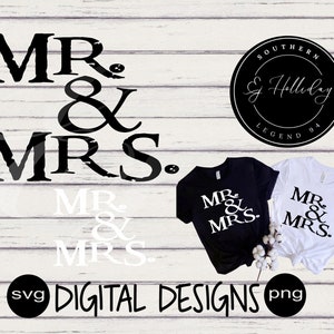Mr & Mrs SVG | Wedding SVG | Bride and Groom svg png | Bride and Groom | Wedding Gift