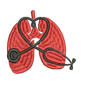 Heart and Stethoscope  MEB 4X4 Machine Embroidery Digital Design
