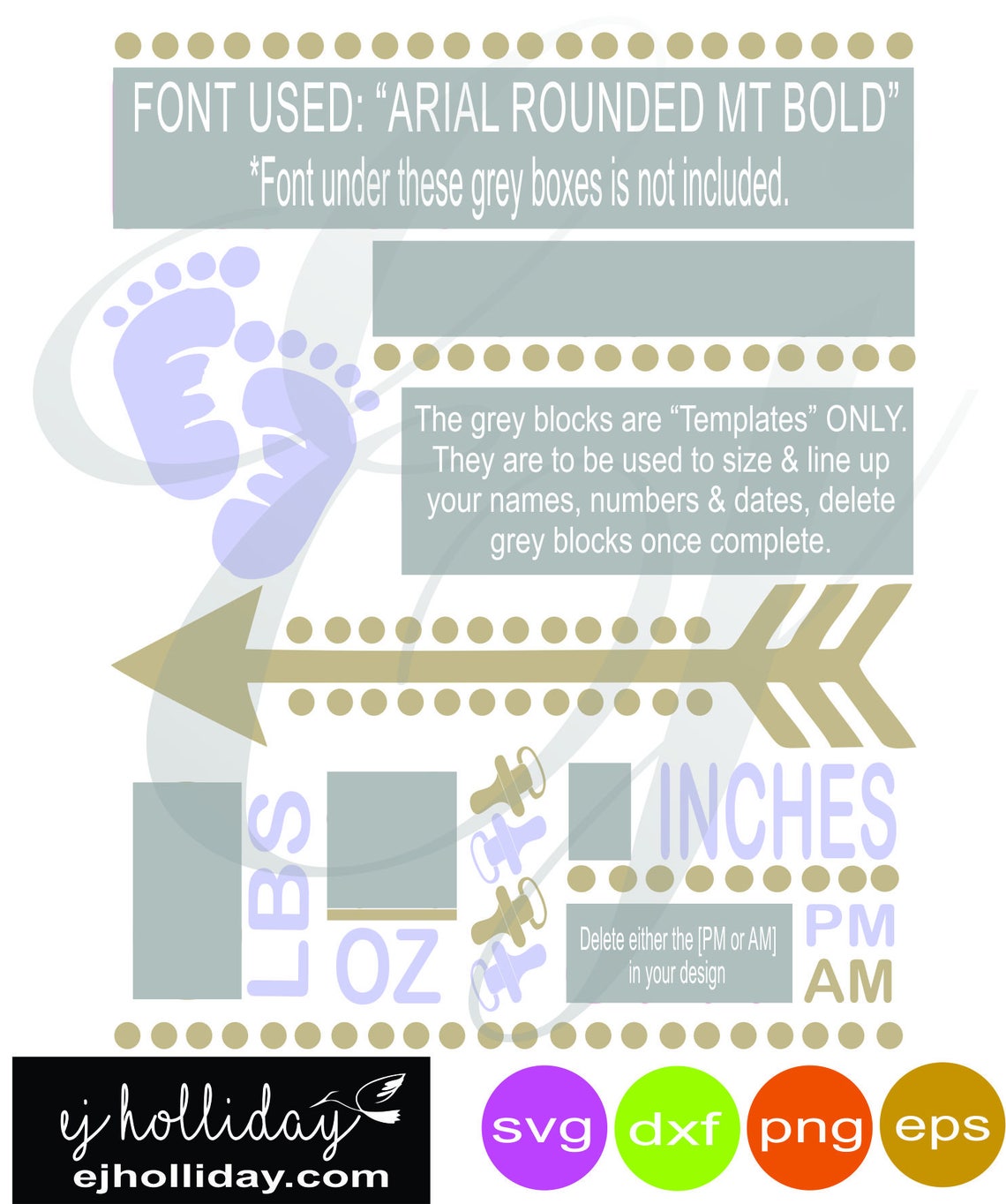 Download Baby Boy Birth Announcement svg dxf eps png Digital Cutting | Etsy