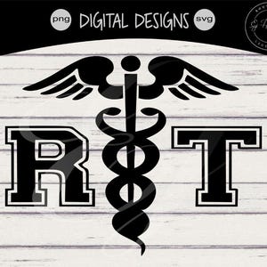 Respiratory Therapist Svg | RT png | RT svg | RRT | Medical | Er |Nicu | Digital Cutting Printing Design | wall art-  Instant Download Black