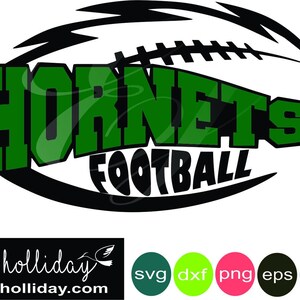 Hornets Football Layered Knockout high school svg dxf eps png jpg jpeg Digital Cutting Instant Download Vector