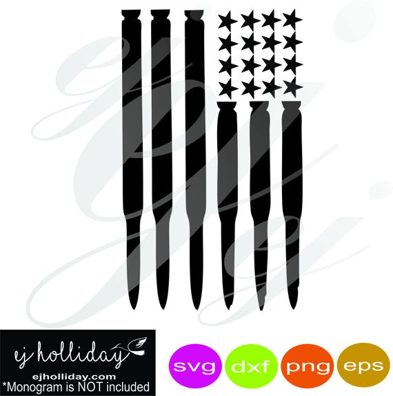 Download Ammo Flag with stars svg eps png dxf Digital Cutting ...