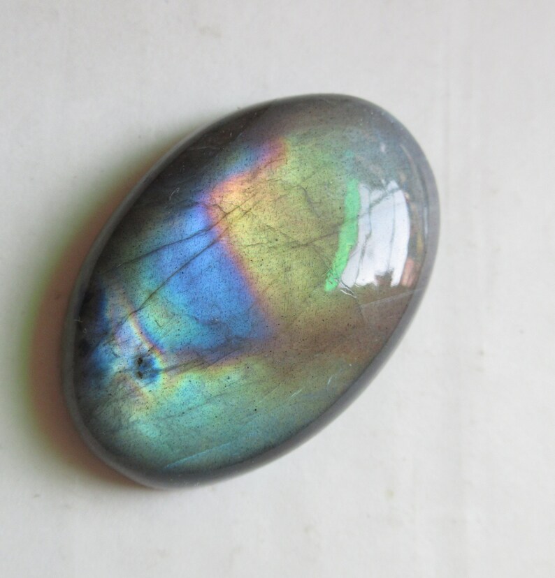 Labradorite Cabochon Natural Labradorite Gemstone Cabochon Size 24 x 35 x 9 mm Loose Labradorite Gemstone Pendant Top Quality ET 8399
