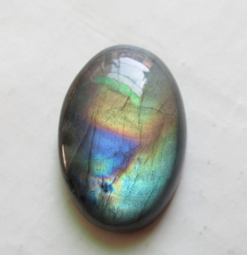 Labradorite Cabochon Natural Labradorite Gemstone Cabochon Size 24 x 35 x 9 mm Loose Labradorite Gemstone Pendant Top Quality ET 8399