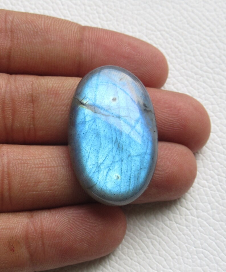 Labradorite Cabochon Natural Labradorite Gemstone Cabochon Size 23 x 37 x 8 mm Loose Labradorite Gemstone Pendant Top Quality ET 8993