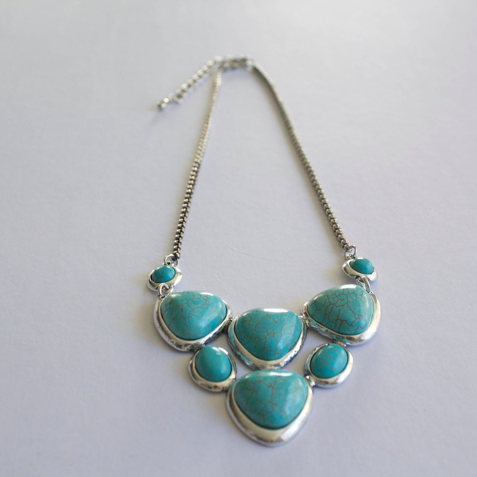 Turquoise Necklace Turquoise Jewelry Gift for Her Gift for Etsy