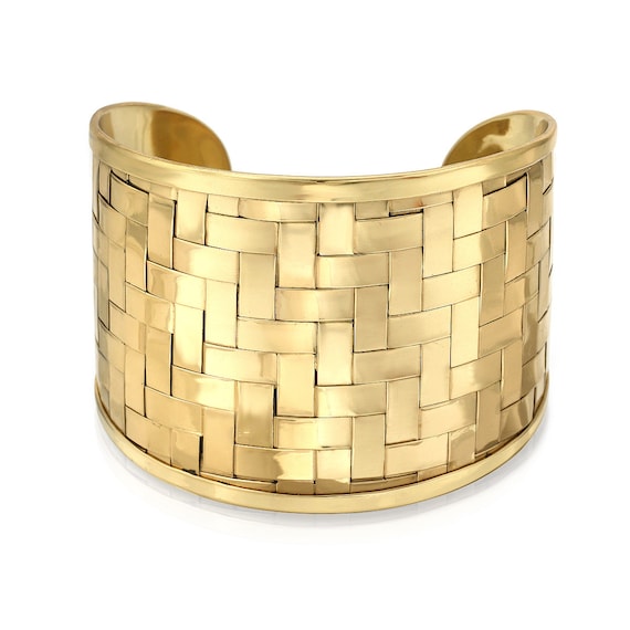 gold bracelet cuff