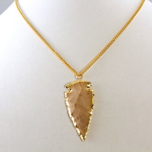 arrow necklace, gold arrow necklace, arrow stone necklace, arrowhead necklace, arrowhead pendant, gold necklace arrowhead, gift for her