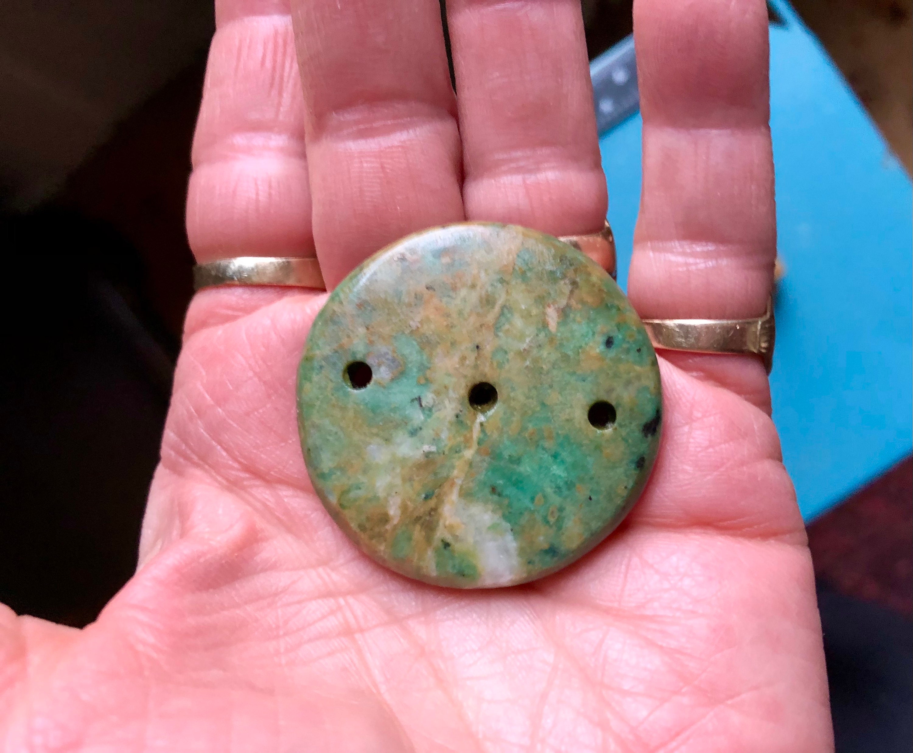 Vintage Jade Jadeite Mayan Guatemala Guatemalita Bead Hand Etsy Canada