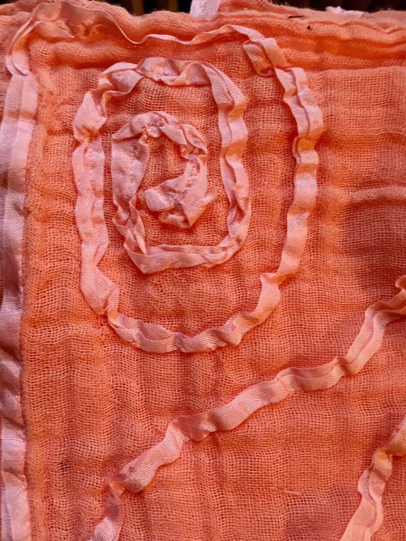 Dyeing Batik Visual Arts Artisan Dyed Artisan Sewn Cotton Gauze Scribble Scrimshawl Amy Brill Angel Coral 2 Layers Gauze American Made 86 X 16 Frida Kahlo