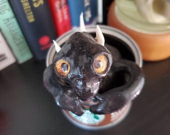 Caffeine Monster - Cute Oddity for your Bookshelf - Perfect for a Coffee Lover