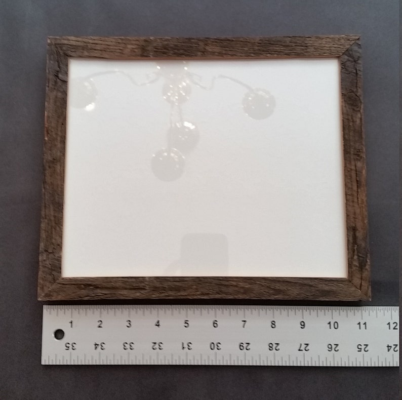 Rustic barn board picture frame narrow Etsy