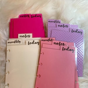 Micro Happy Notes Tab Page Dividers Happy Planner Accessories Organization