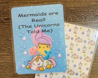 Mermaid Unicorn Micro Happy Planner Covers Planner Accessories