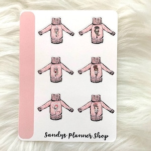 Micro Sticker Vel Sneeuw Meisjes Truien Planner Accessoires Decoraties