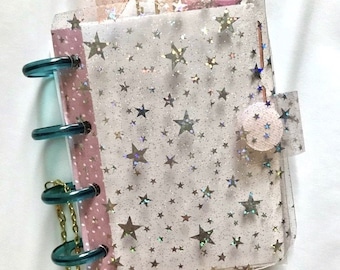 Happy Planner Clear Stars Jelly Cover Front and Back