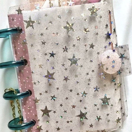 Happy Planner Clear Stars Jelly Cover Front and Back Etsy