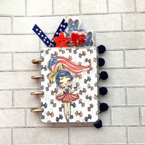 Micro Happy Planner Blue Pom Pom Dashboard Divider Pagemarker Planner Accessories