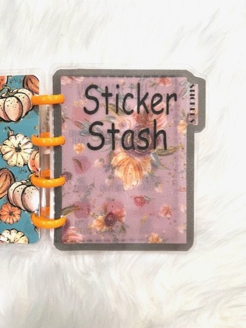Planner Micro Pocket Stickers Stash Holder - Etsy