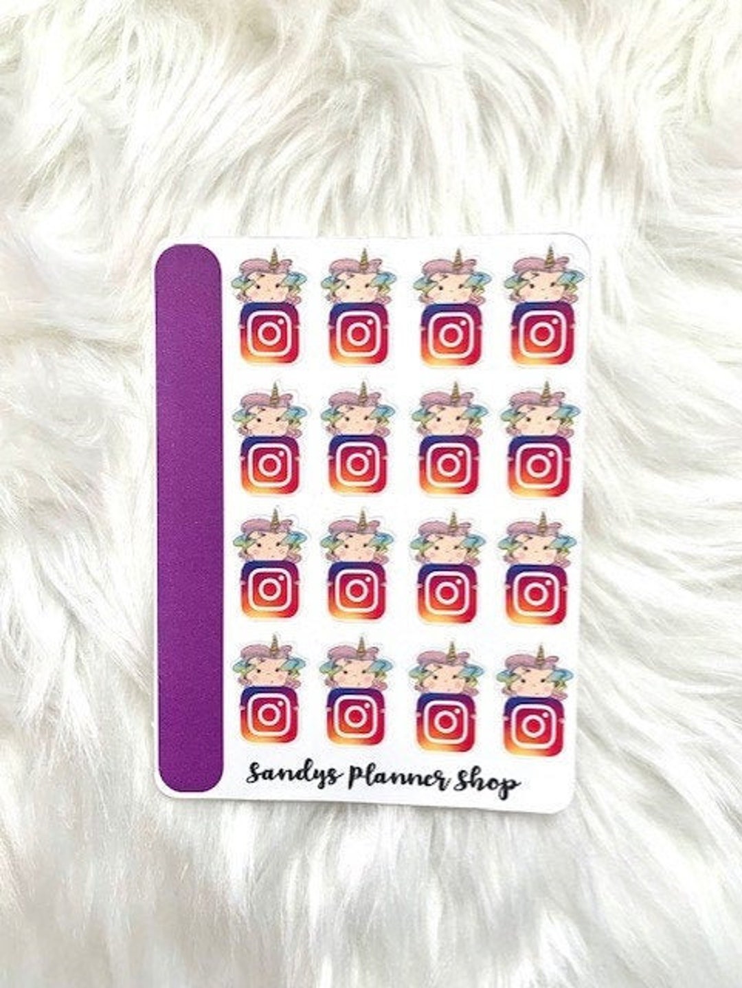 Social Media Happy Planner Micro Notes Sticker Sheet Planner