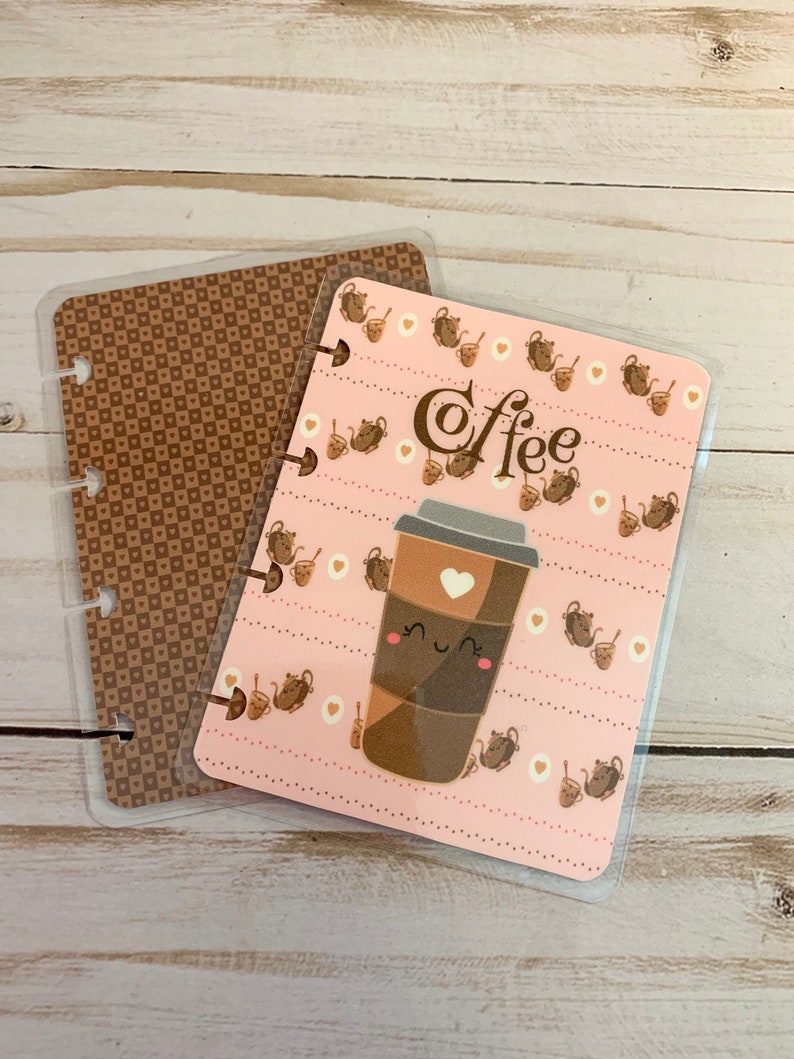 Micro Happy Notes Planner Covers Planner Accessories Coffee Lover image 1