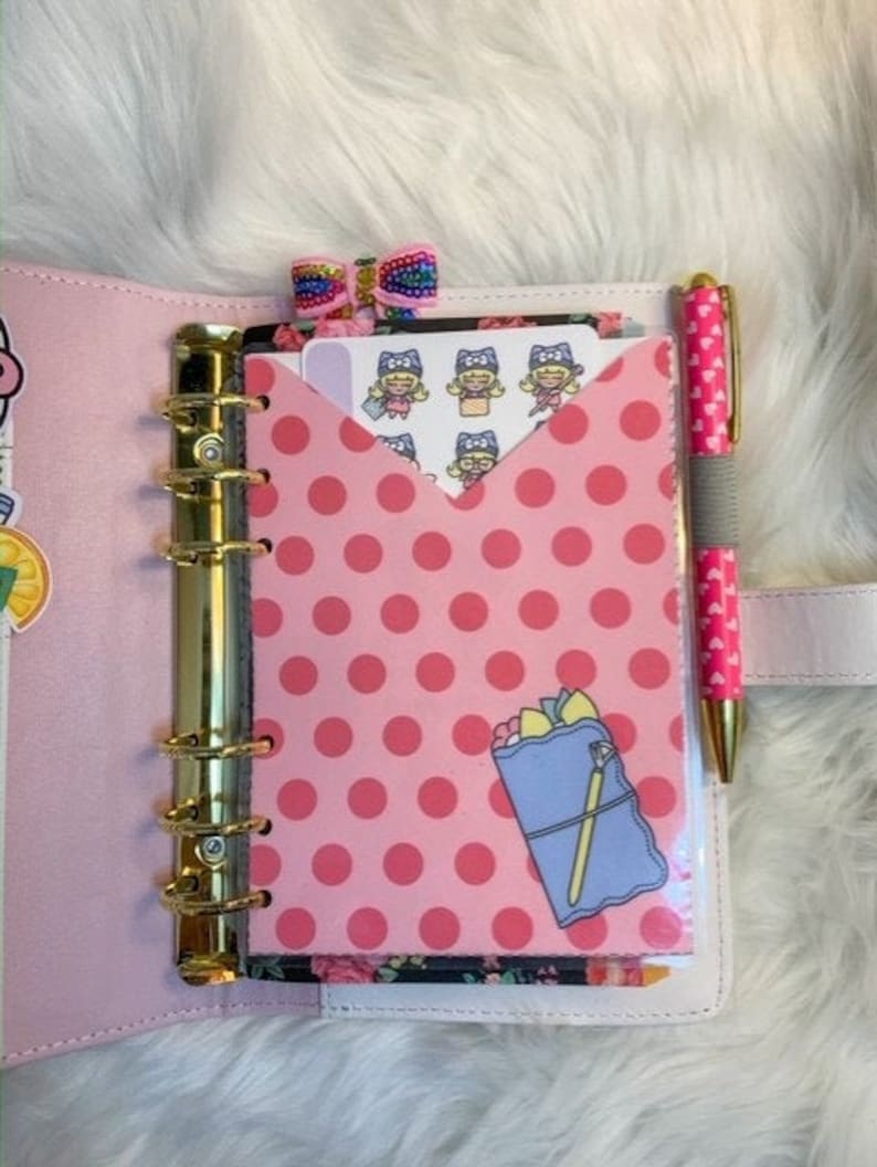 Laminated Pocket Holder Planner Accessories image 1