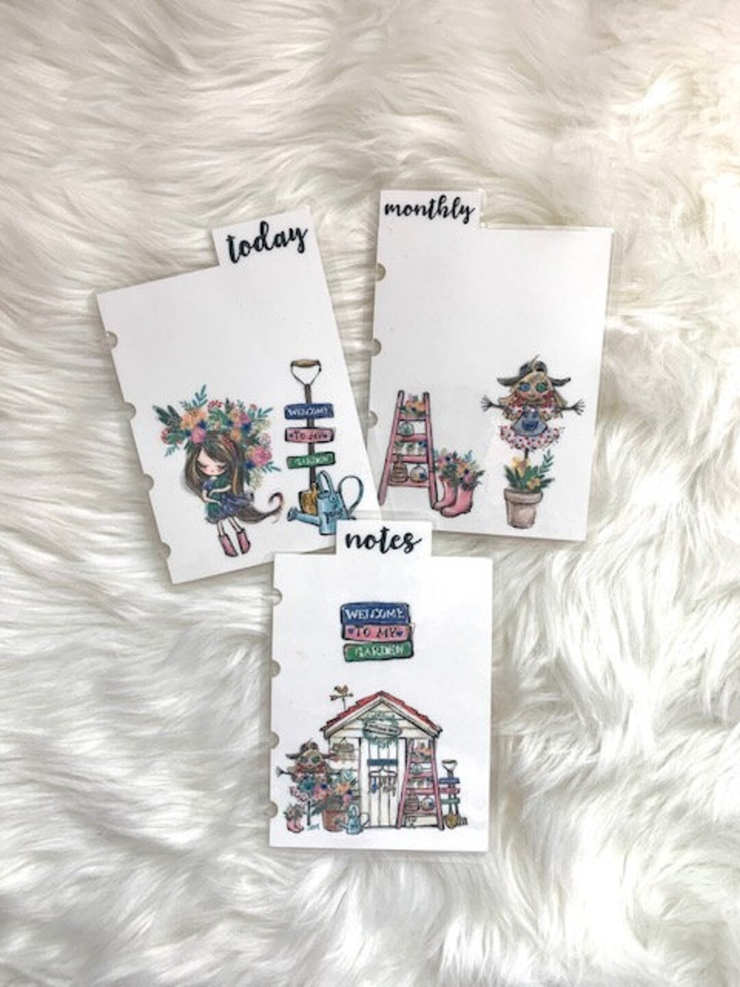 Micro Happy Notes Tab Dividers Pagemarkers Planner Accessories Today ...