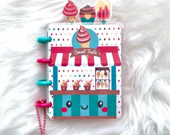 Micro Happy Planner Covers Ice Cream Planner Accessories Decorations