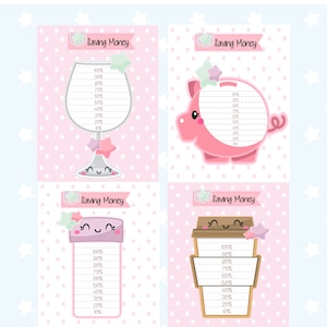 Micro Happy Planner Savings Tracker Dashboard Insert Planner Accessories