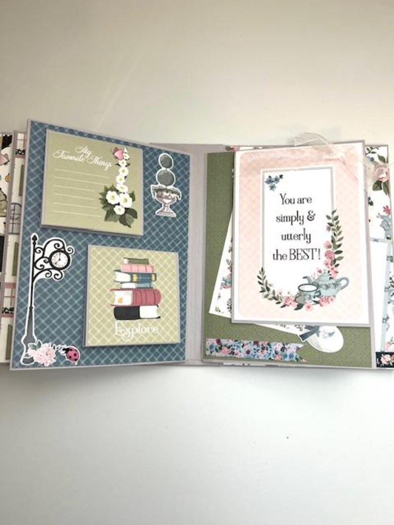 Mini Pre-made Chipboard Photo Album - Live Simply - Etsy