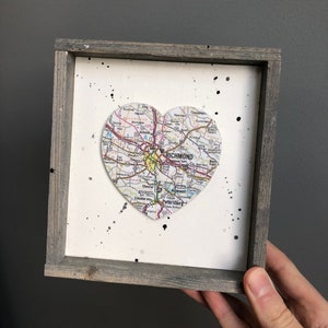 Richmond Heart Sign, Heart Map Sign, Richmond Virginia Sign, Richmond VA Gift, Richmond Map, University of Richmond, Graduation gift