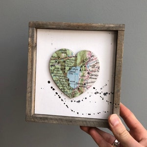 Lake Tahoe Heart Sign, Heart Map Sign, Lake Tahoe Sign, Lake Tahoe Gift, Lake Tahoe Map, Lake Tahoe California, Lake Tahoe Nevada image 1