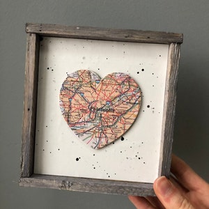 Letrero con forma de corazón de Filadelfia, letrero con forma de mapa de corazón, letrero de Filadelfia PA, regalo de Filadelfia PA, mapa de Filadelfia, regalo de graduación, U Penn