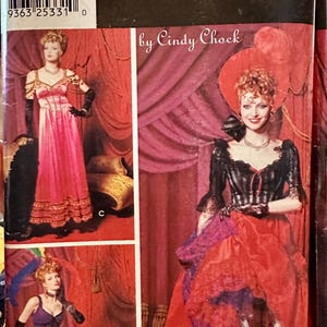 strapless open back dress Moulin Rouge Show Costume main image 0