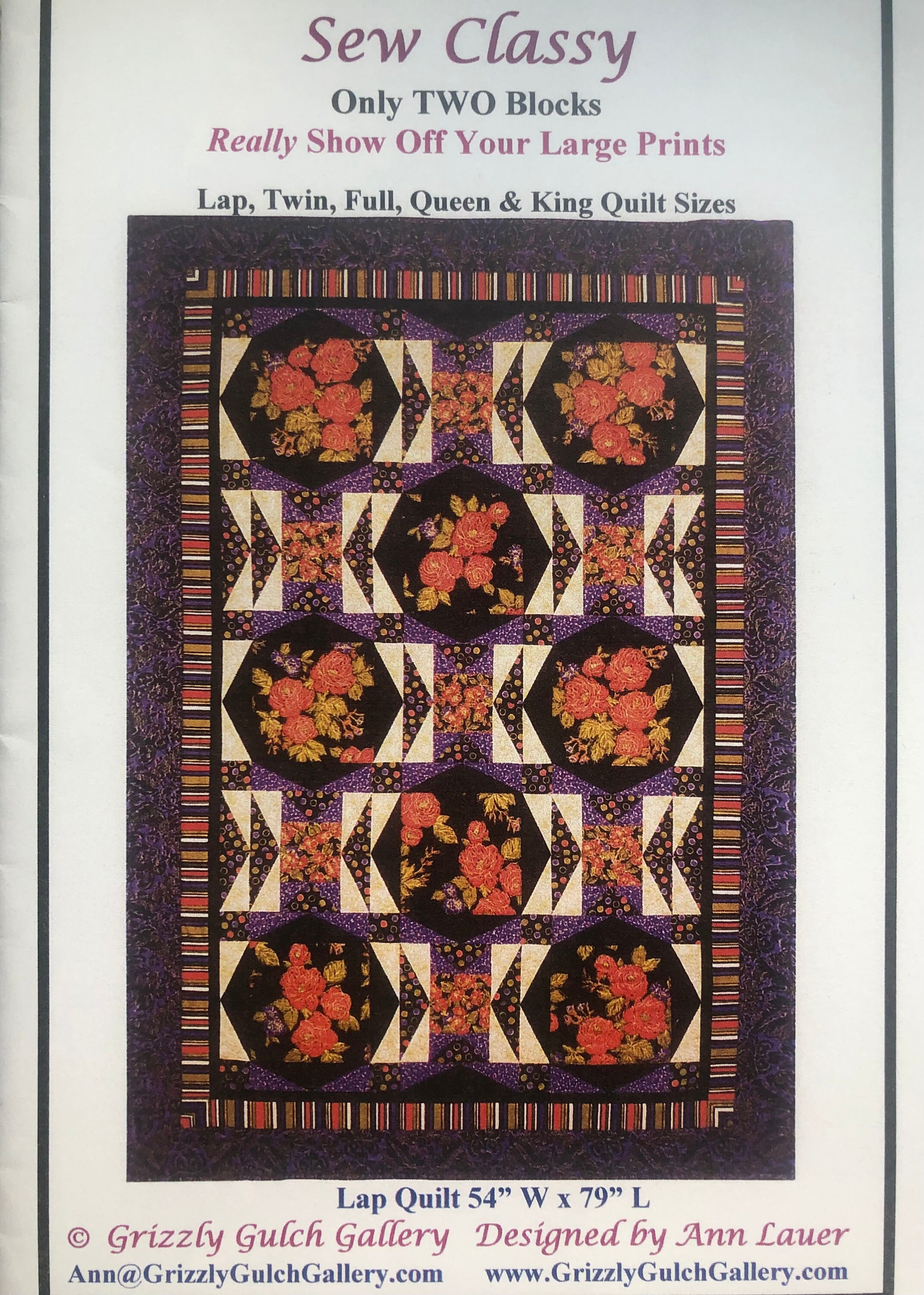 Sew Classy- Quilt Pattern - Etsy, image size:2142x3000