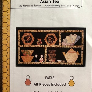 Asian Tea- Paper piecing quilt pattern
