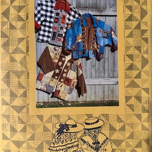 Squares and Stars- Upcycled Patchwork Jacket Pattern