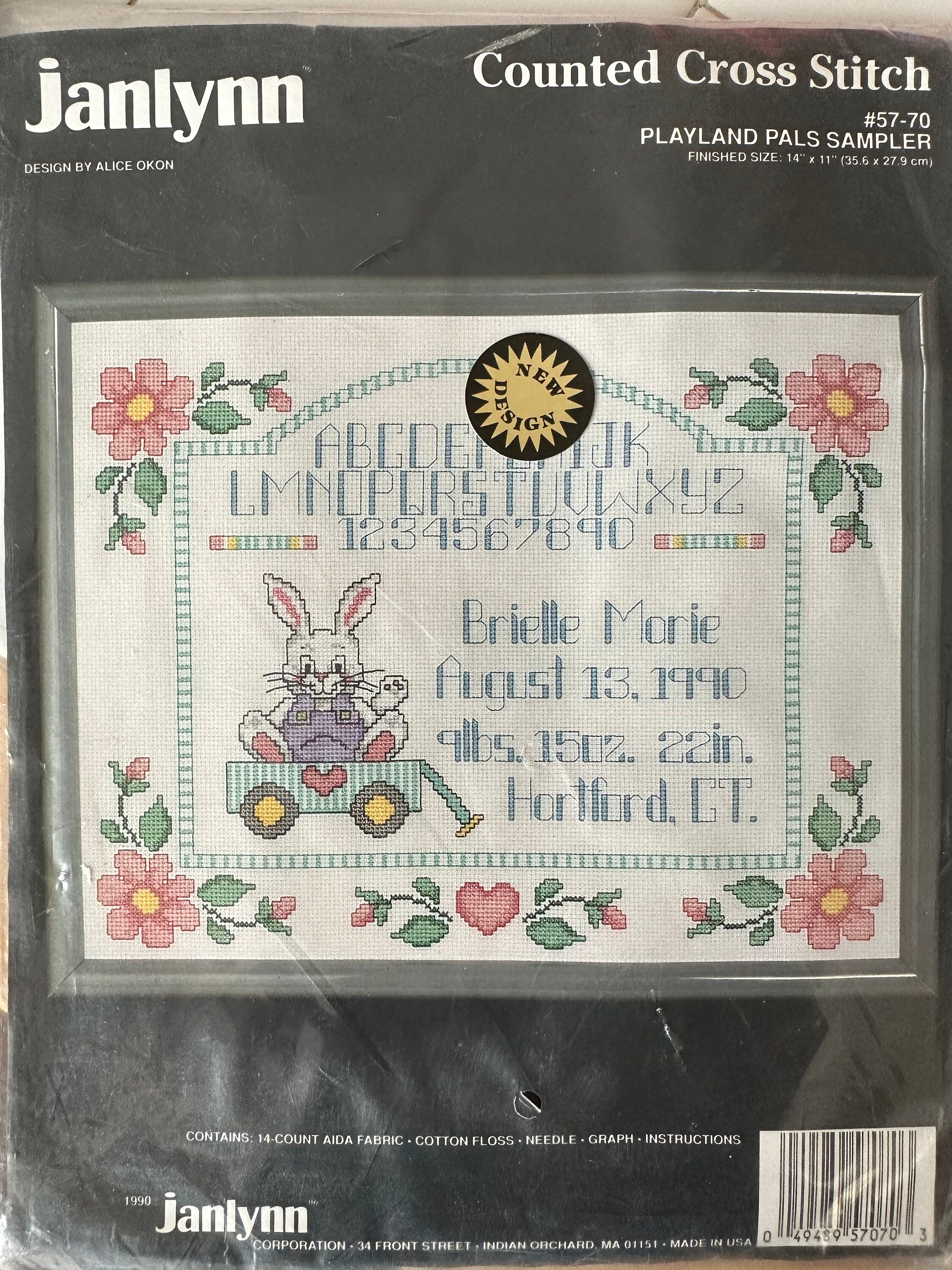 Janlynn Mini Counted Cross Stitch Kit 2.5 Round-Noah's Ark (18 Count)