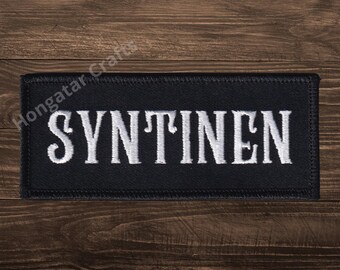 Parche Syntinen (Pecador), negro/blanco