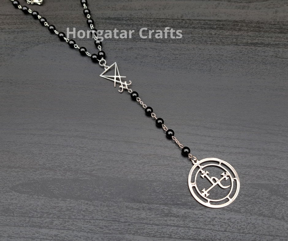 Rosary Necklace Lilith - Etsy