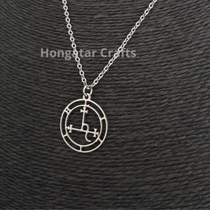 Lilith Sigil necklace, Stainless steel